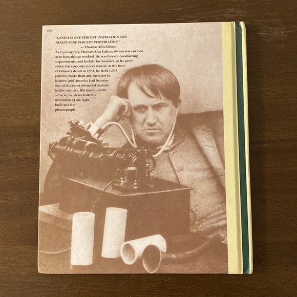 Cornerstones of Freedom The Story of Thomas Edison by Nicholas Nirgiotis - Picture 7 of 7